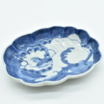 新道工房 染付 雲華形向付 獅子 - 世田谷雑貨店LOU&DECO(ルーアンドデコ)